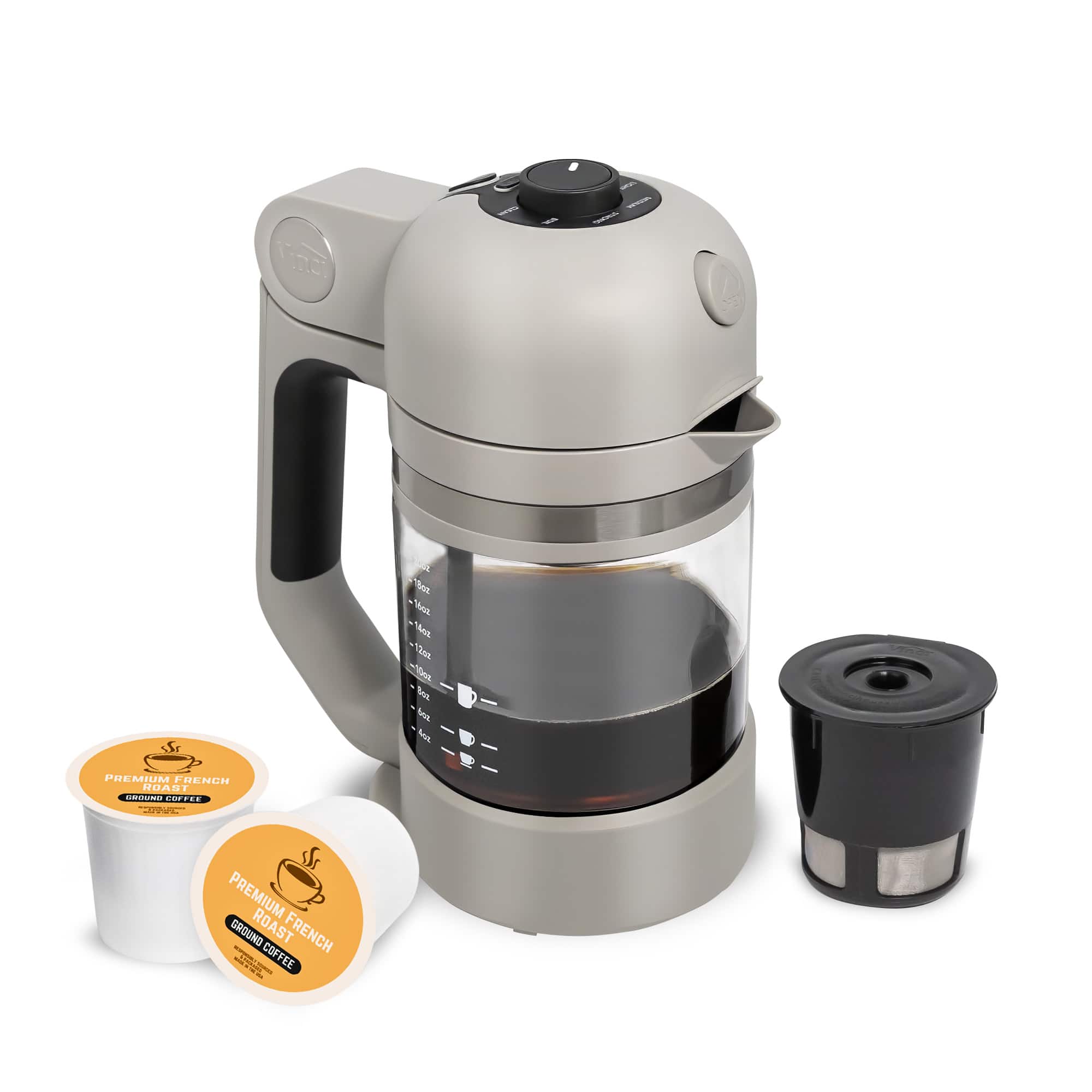 Vinci - Micro Café Single-Serve Coffee Brewer (Grey) - Gray