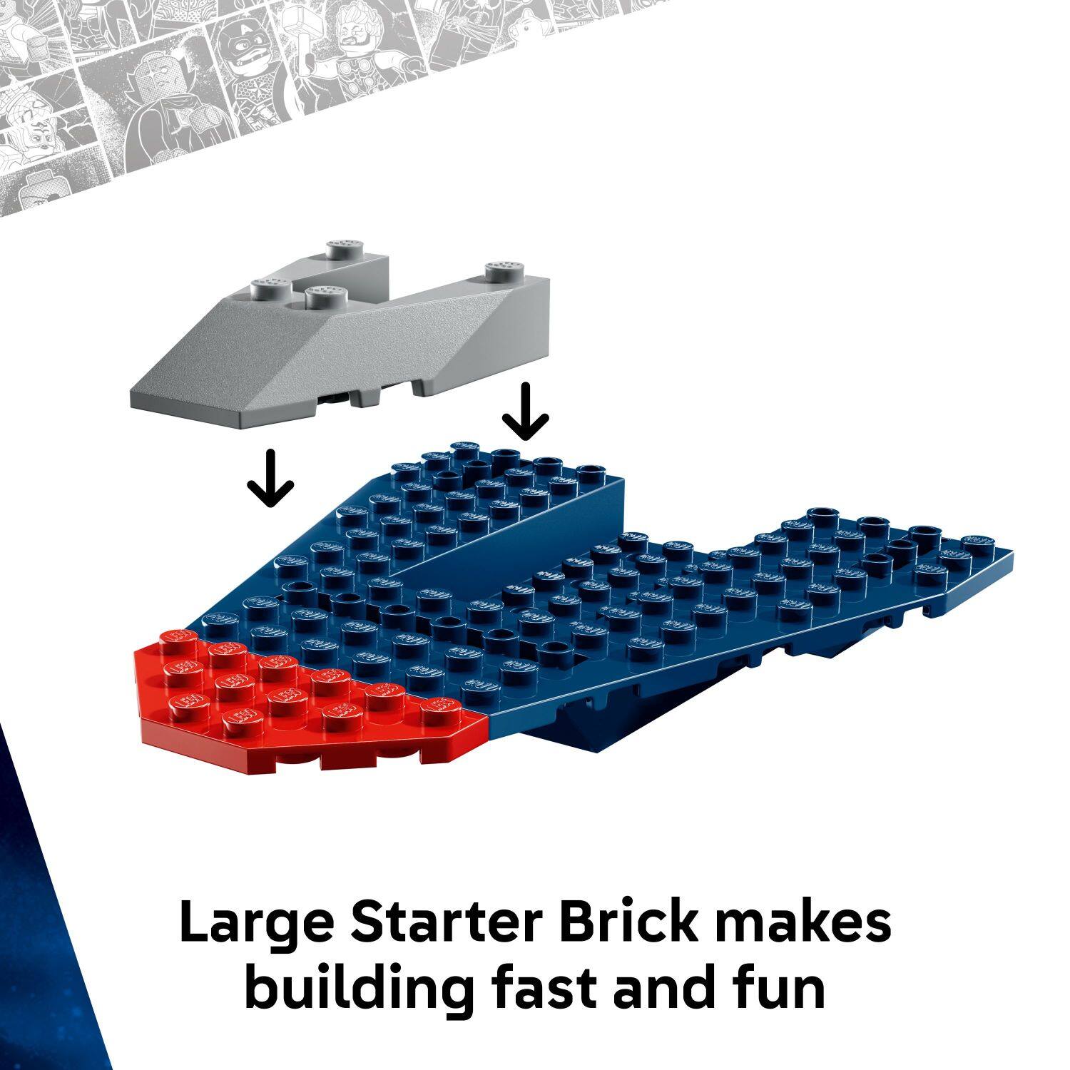 Large Starter Brick makes building fast and fun