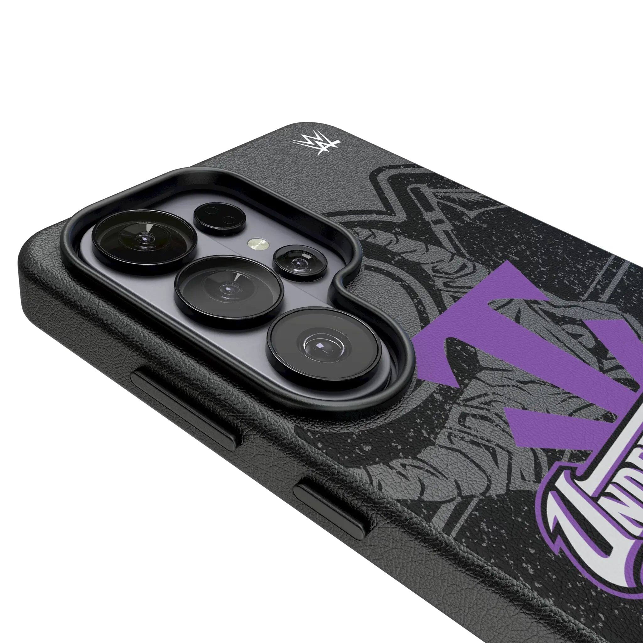 Left. Keyscaper - WWE Impact MagSafe Compatible Phone Case  - Samsung Galaxy S26 Ultra - Undertaker.