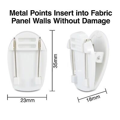 Metal Points Insert into Fabric Panel Walls Without Damage

35mm  
23mm  
18mm