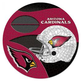 WinCraft - Arizona Cardinals Round 500-Piece Puzzle - Multicolor