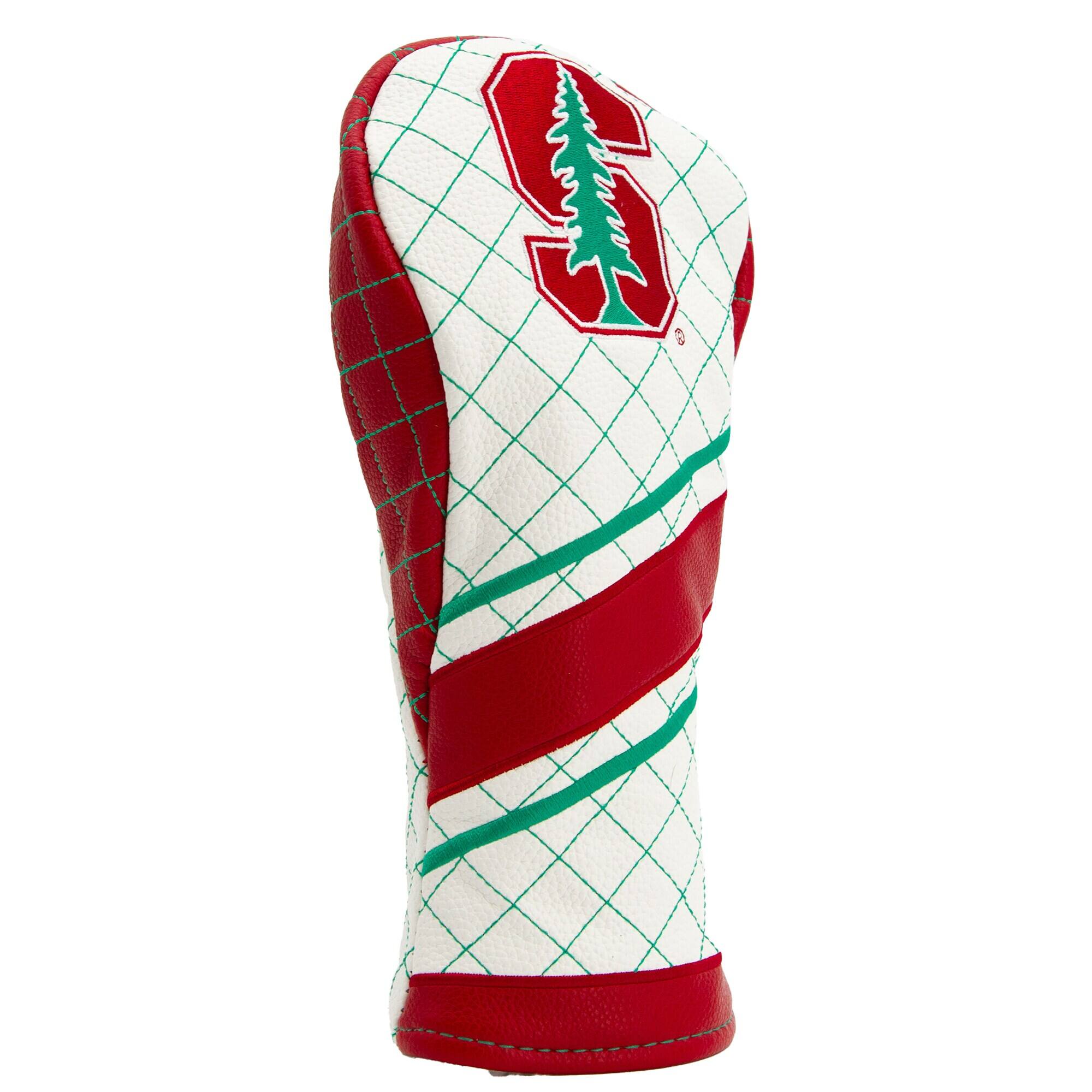 Alt View 2. Team Golf - Stanford Cardinal Striped Quilted Fairway Headcover - Multicolor.
