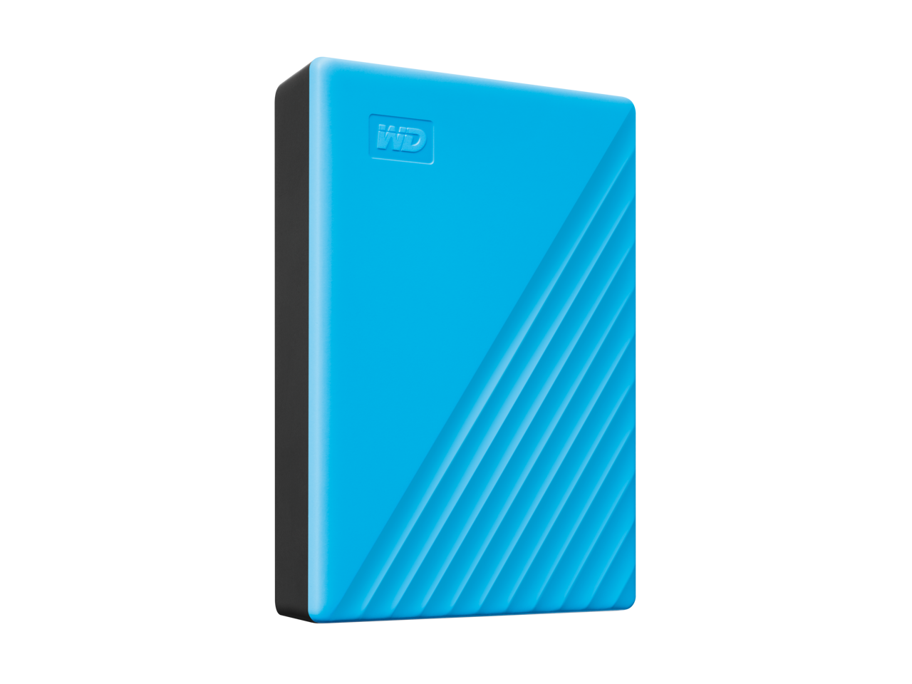 Western Digital - WD 6TB Portable Storage External Hard Drive ( WDBR9S0060BBL-WESN) - Blue