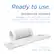 Ready to use.
Window Kit Included
Includes: foam seal, slider bracket, air exhaust hose, hose inlet and outlet, 2 locking screws and drain hose.
Fits windows: 20.5" Min - 50" Max