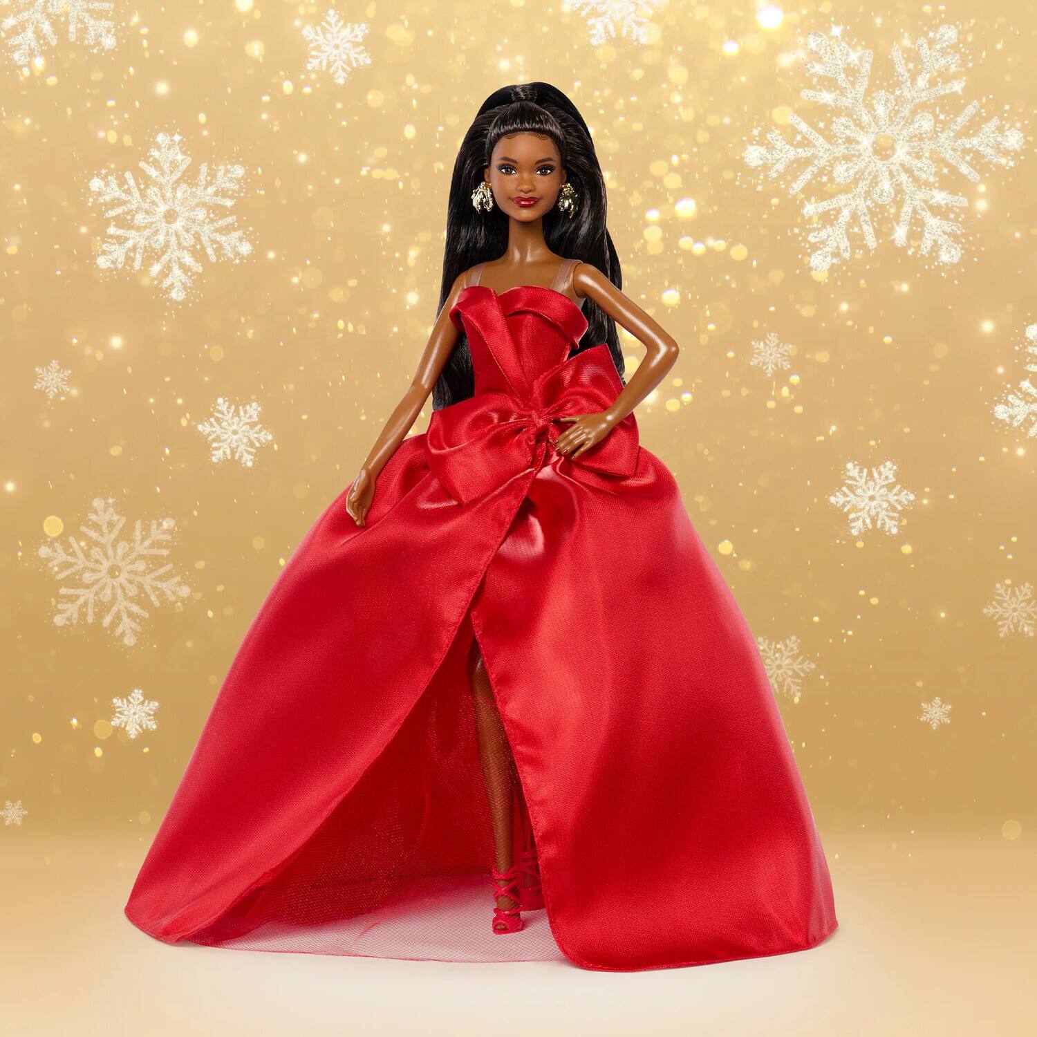 Alt View 1. Mattel - Barbie Signature 2026 Holiday Barbie, Black   - COLLECTIBLES - Multicolor.