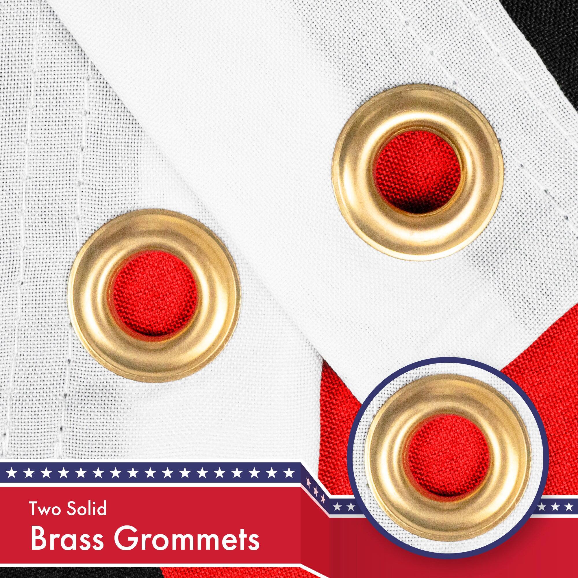 Two Solid Brass Grommets
