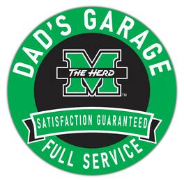 Fan Creations - Marshall Thundering Herd 16" x 16" Dad's Garage Wood Sign - Multicolor