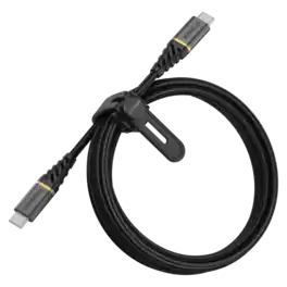 OtterBox - Premium Fast Charge USB-C to USB-C Cable 2m/6ft - Black