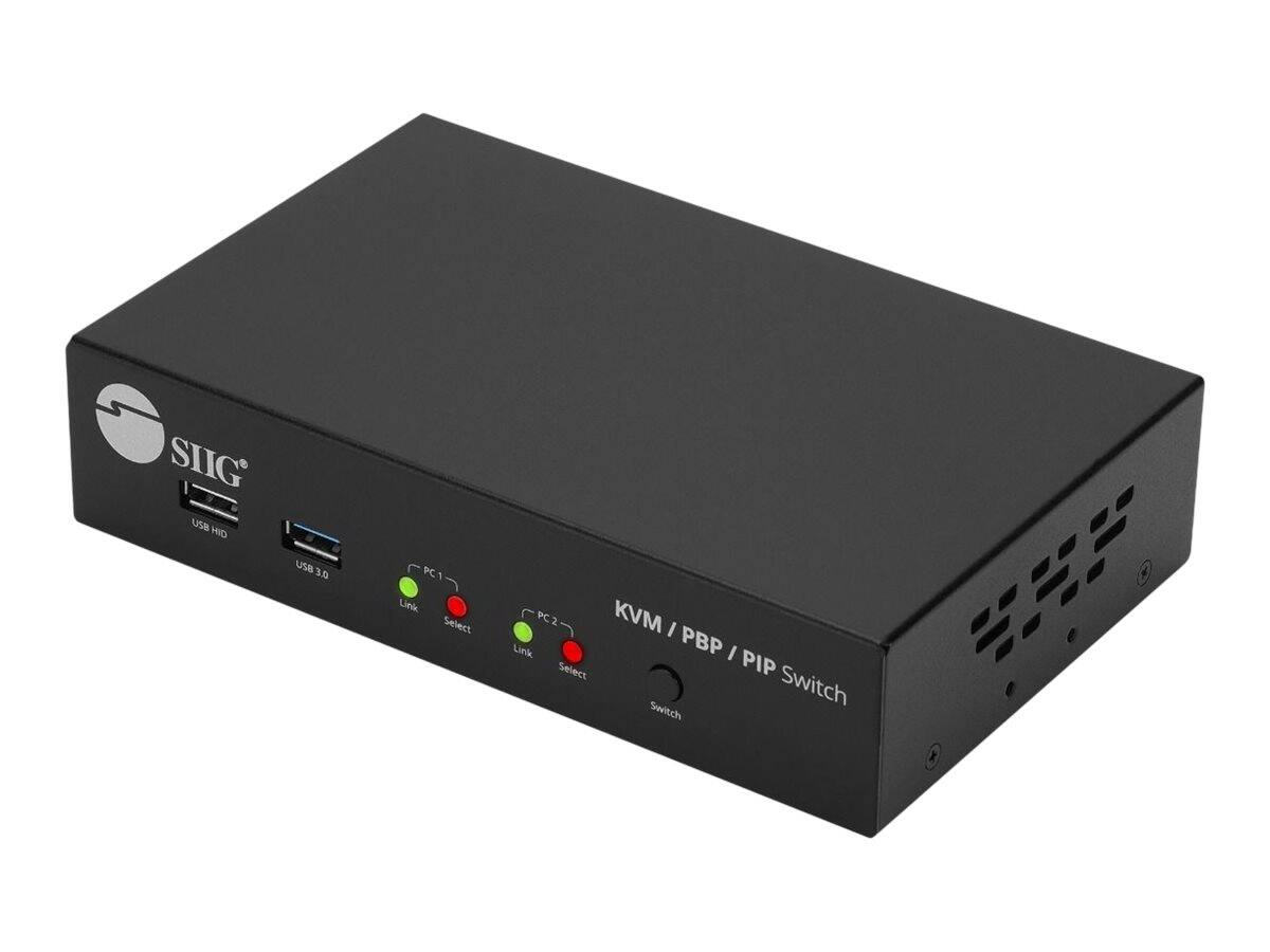 SIIG USB HID  
USB 3.0  
PC1 Link Select  
PC2 KVM I Link PBP I Select PIP Switch