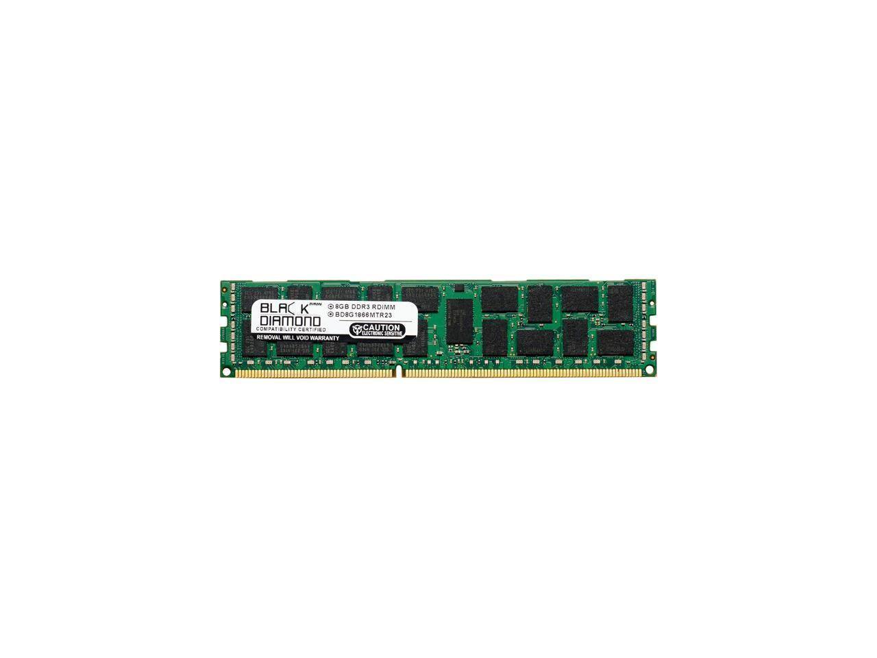 BLACK DIAMOND  
8GB DDR3 RDIMM  
BD6G1866MT23  
CAUTION  
REMOVAL WILL VOID WARRANTY