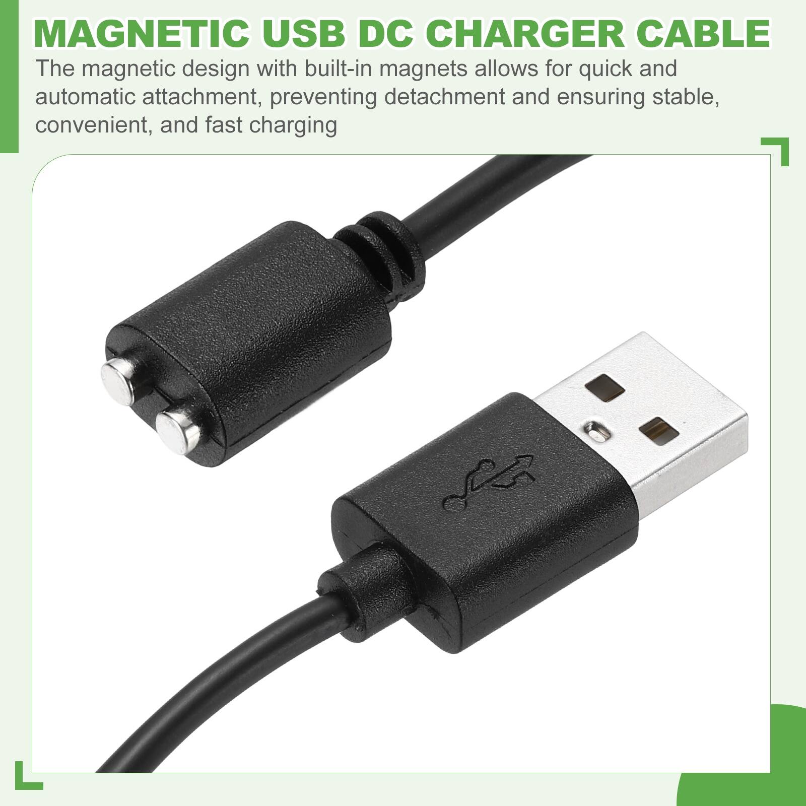 MAGNETIC USB DC CHARGER CABLE

The magnetic design with built-in magnets allows for quick and automatic attachment, preventing detachment and ensuring stable, convenient, and fast charging.