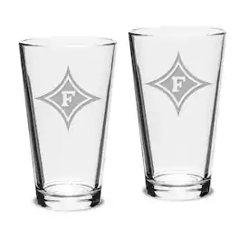 Jardine - Furman Paladins 16oz. 2-Piece Classic Pub Glass Set - Multicolor
