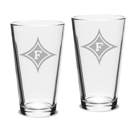 Front. Jardine - Furman Paladins 16oz. 2-Piece Classic Pub Glass Set - Multicolor.