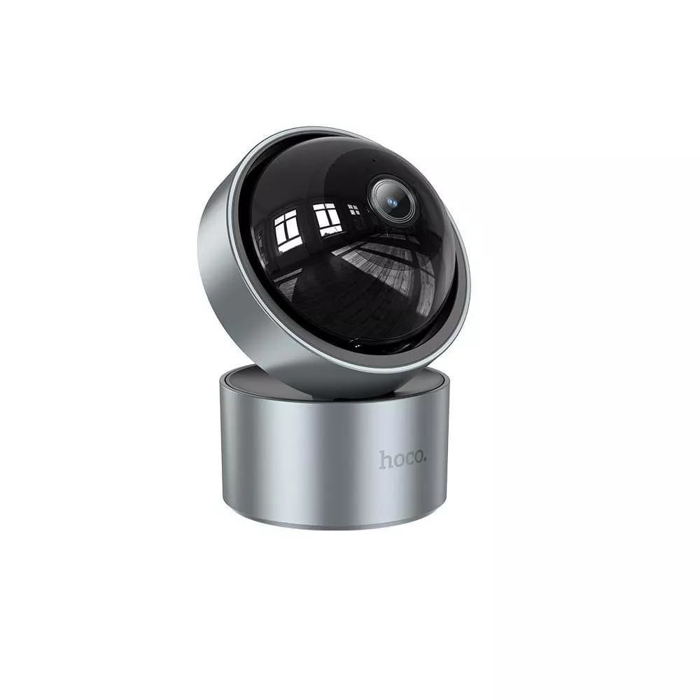 hoco. - D5 Indoor HD Security Camera – Auto Motion Tracking, Privacy Masking , 2-Way Audio, Night Vision, App Control - Silver