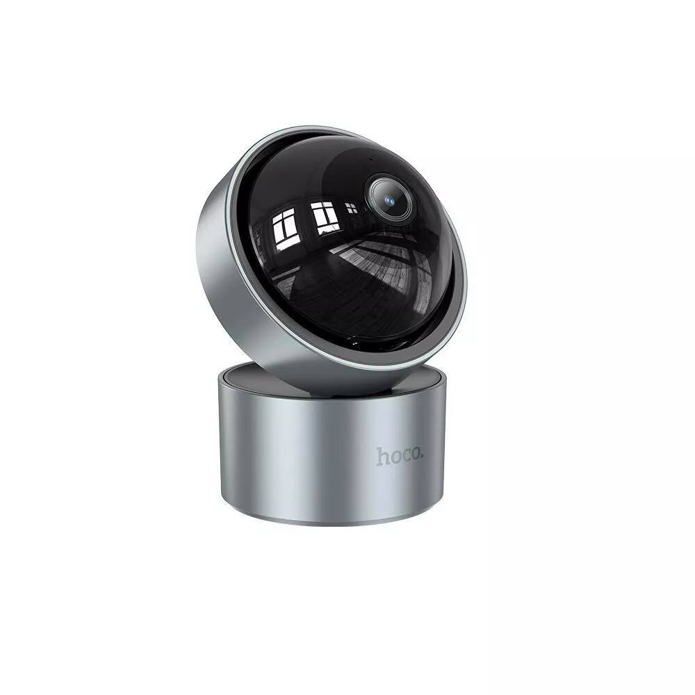 Front. hoco. - Hoco. D5 Indoor HD Security Camera – Auto Motion Tracking, Privacy Masking ,  2-Way Audio, Night Vision, App Control - Silver.