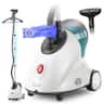 SALAV - Continuous Steam Upright Standing Garment Steamer with Auto Off Safety - White