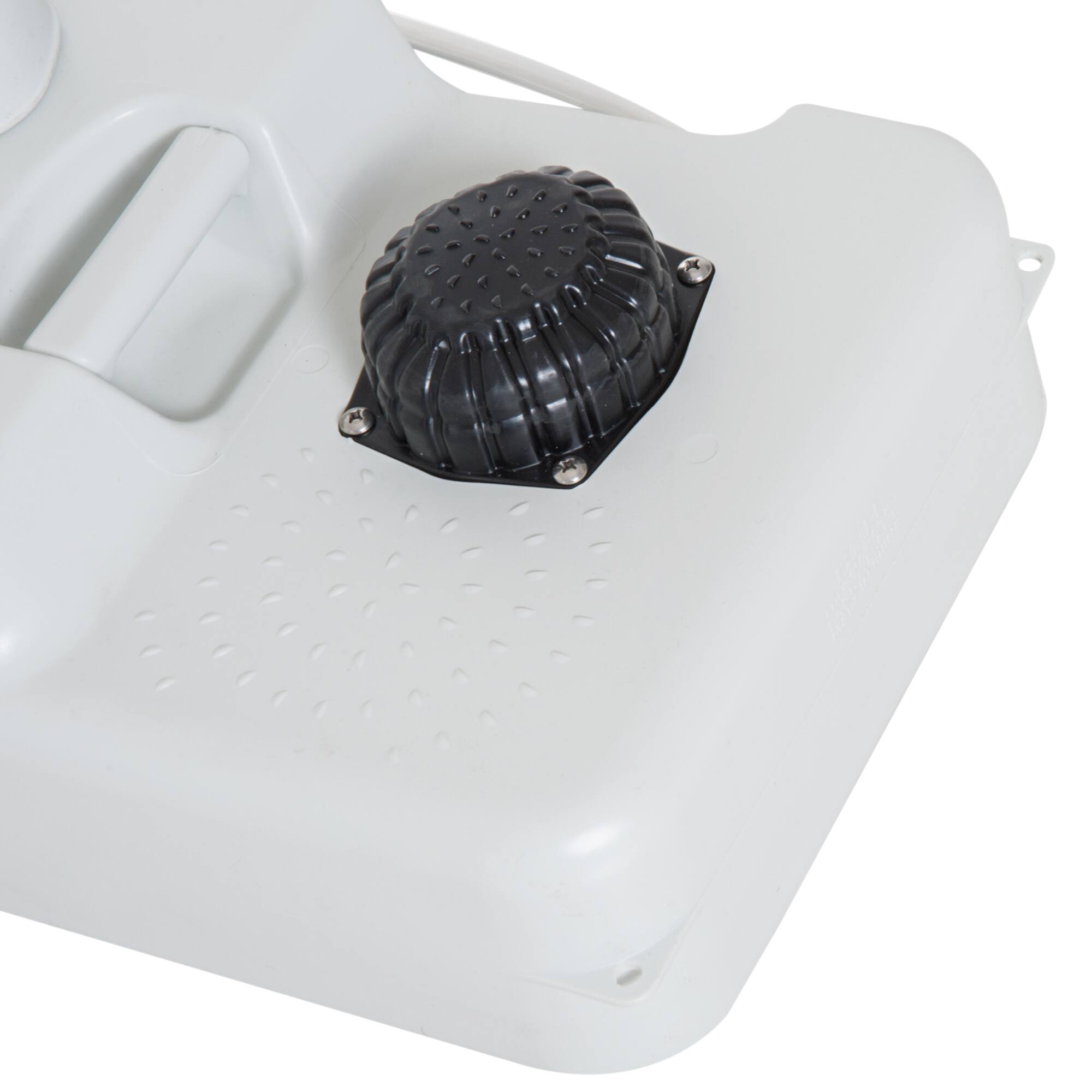 Alt View 7. Outsunny - kleankin Portable Camping Sink, Handwashing Station Basin with 4.5 Gallon Tank, 6.3 Gallon Recovery Tank - Grey.