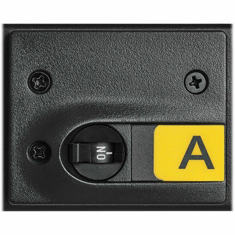 Alt View 5. Eaton - Eaton G4 42-Outlets PDU - Managed - 460P9W - 24 x IEC 60320 C13, 18 x IEC 60320 C39 - 230 V AC - Network (RJ-45) - 10 ft - Black.