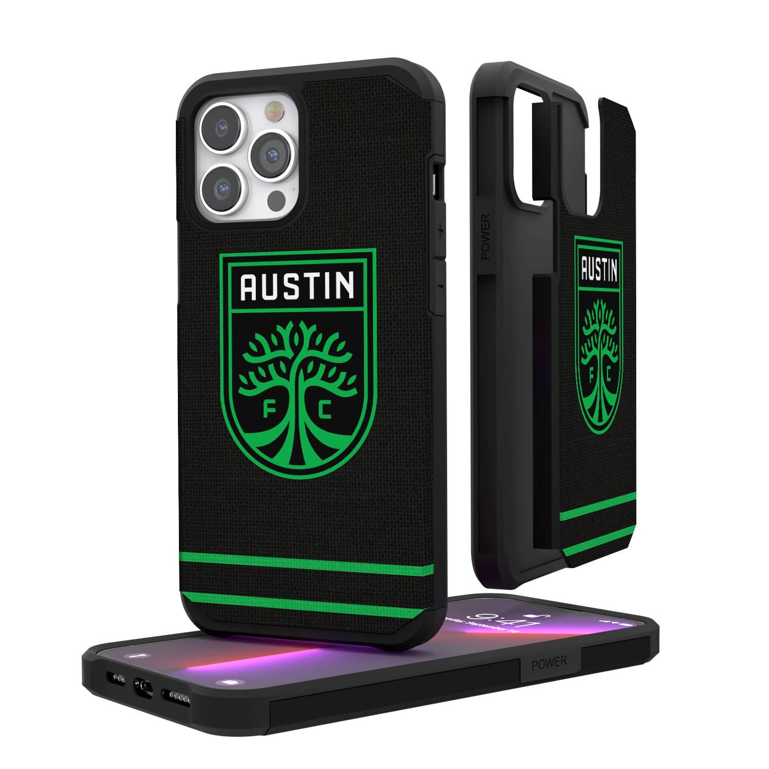 Keyscaper - MLS - Austin FC iPhone Stripe Design Rugged Case - 12 Pro Max - Multicolor price history on PriceWatchPro