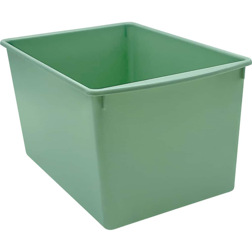 Teacher Created Resources - Plastic Multi-Purpose Bin, Eucalyptus Green