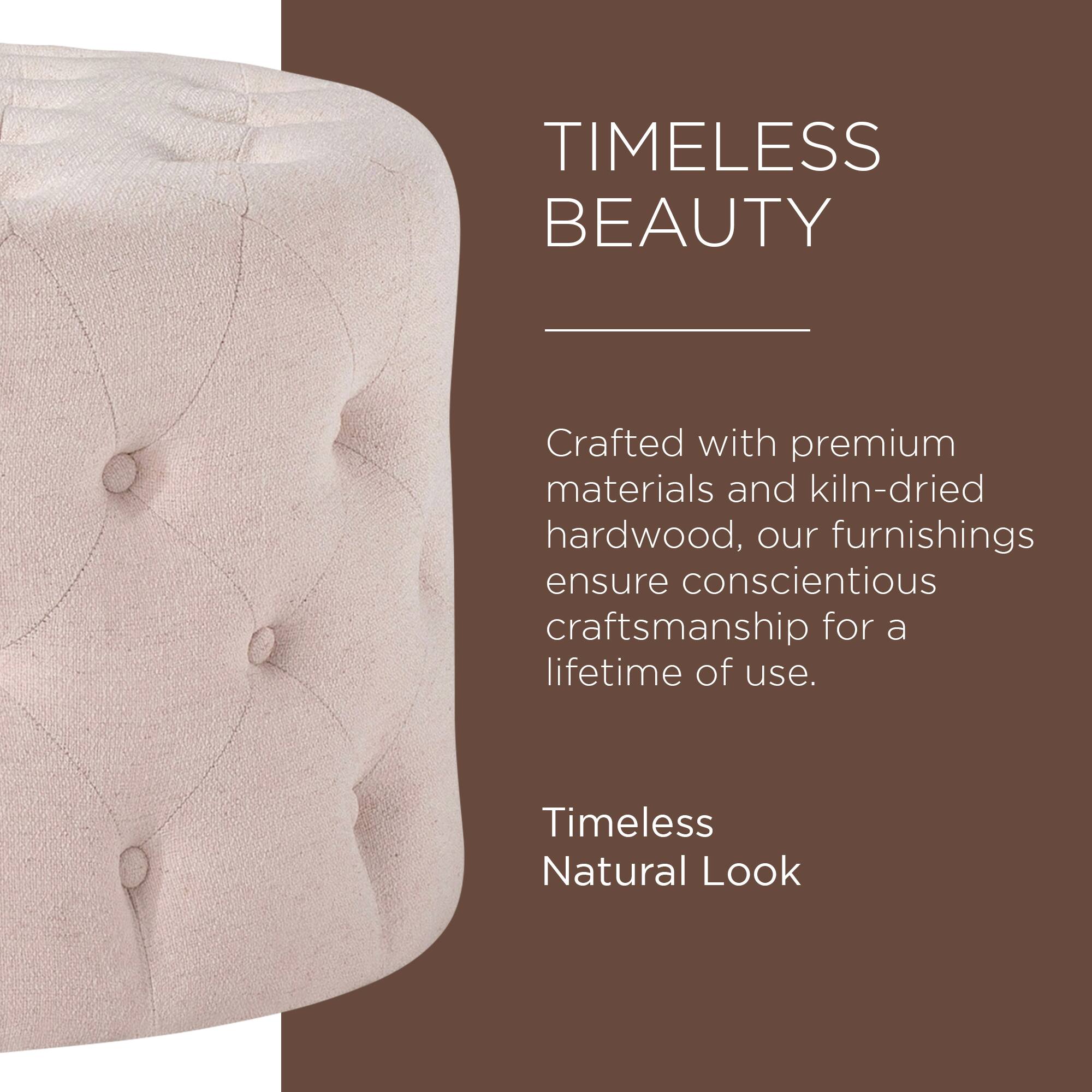 TIMELESS BEAUTY

Crafted with premium materials and kiln-dried hardwood, our furnishings ensure conscientious craftsmanship for a lifetime of use.

Timeless Natural Look