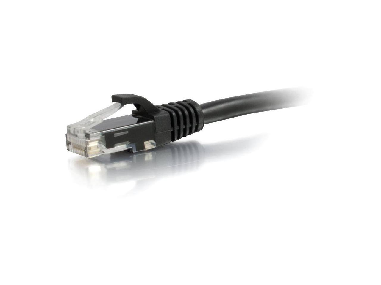 Alt View 3. Cables to Go - C2G 6in Cat6a Snagless Unshielded (UTP) Network Patch Ethernet Cable - Black.