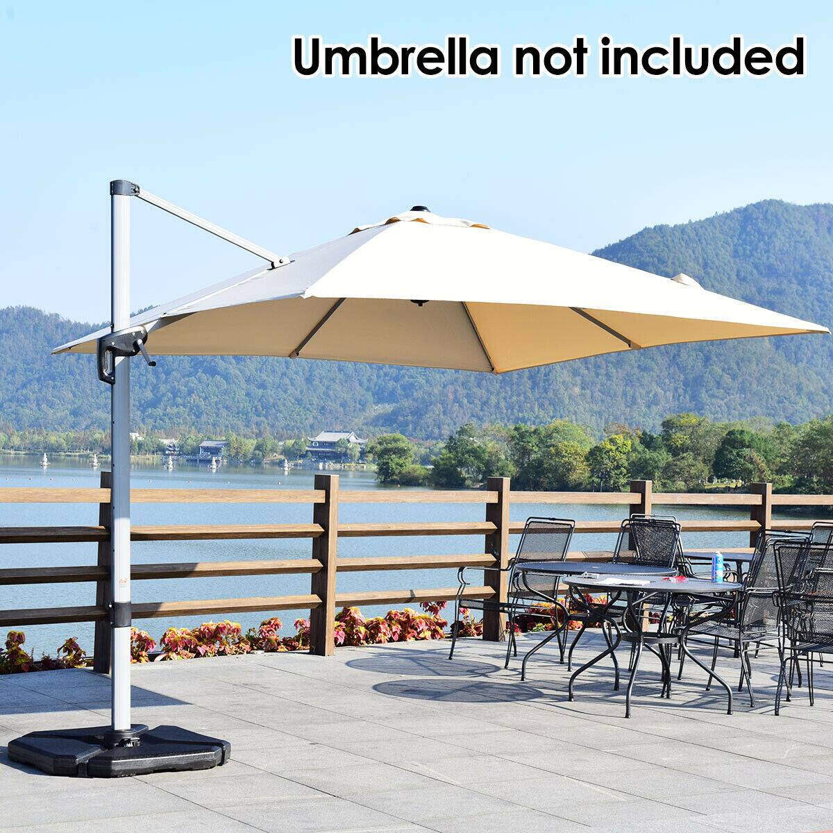 Umbrella not included