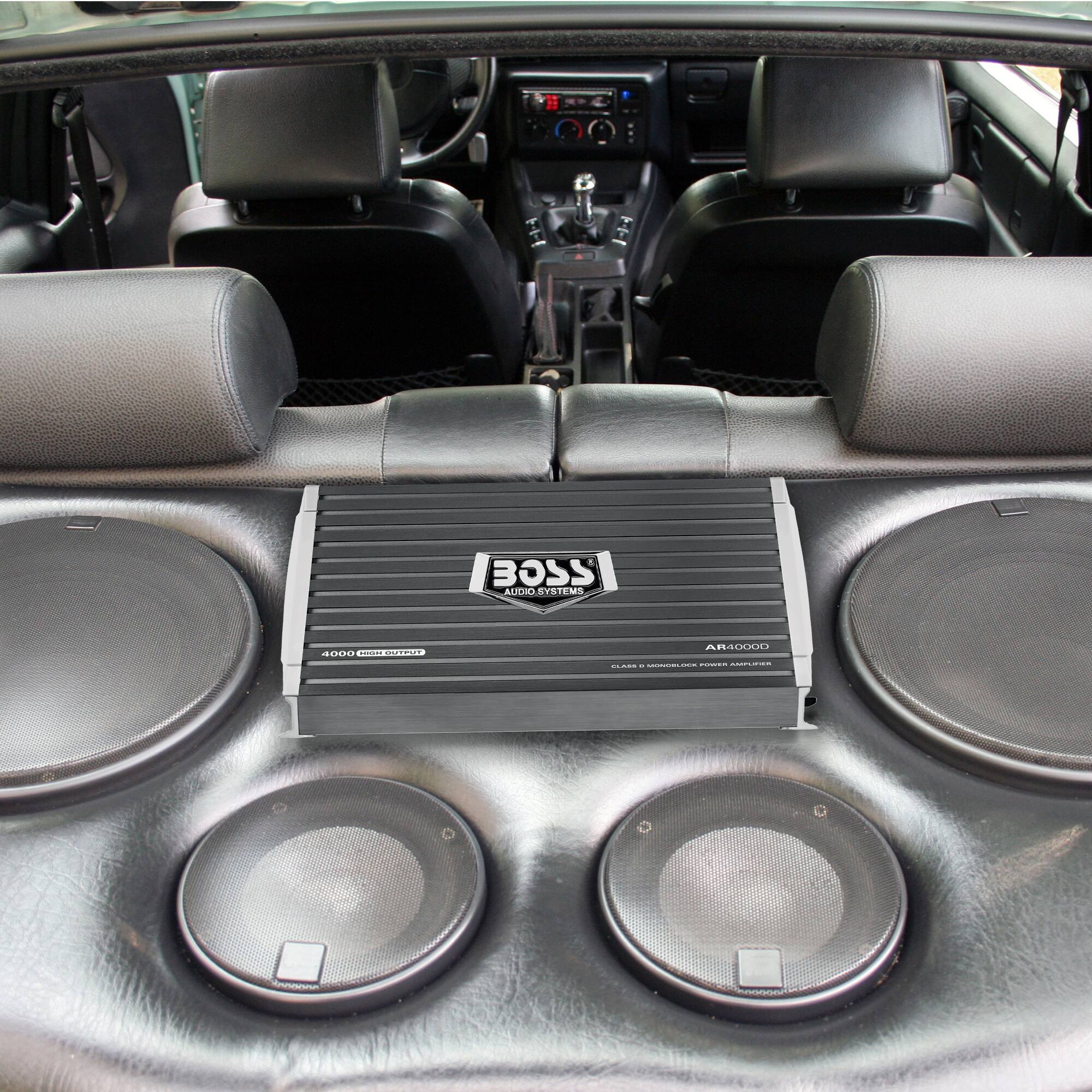 BOSS AUDIO SYSTEMS  
AR4000D  
CLASS D MOSFET POWER AMPLIFIER  
4 CHANNEL 4000W RMS OUTPUT