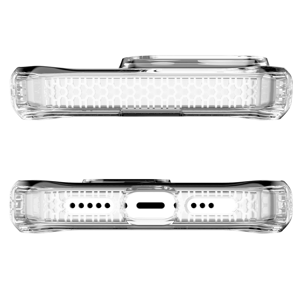 Alt View 1. Itskins - ITSKINS Spectrum_R Clear Series Case for Apple iPhone 15 Pro - Clear.
