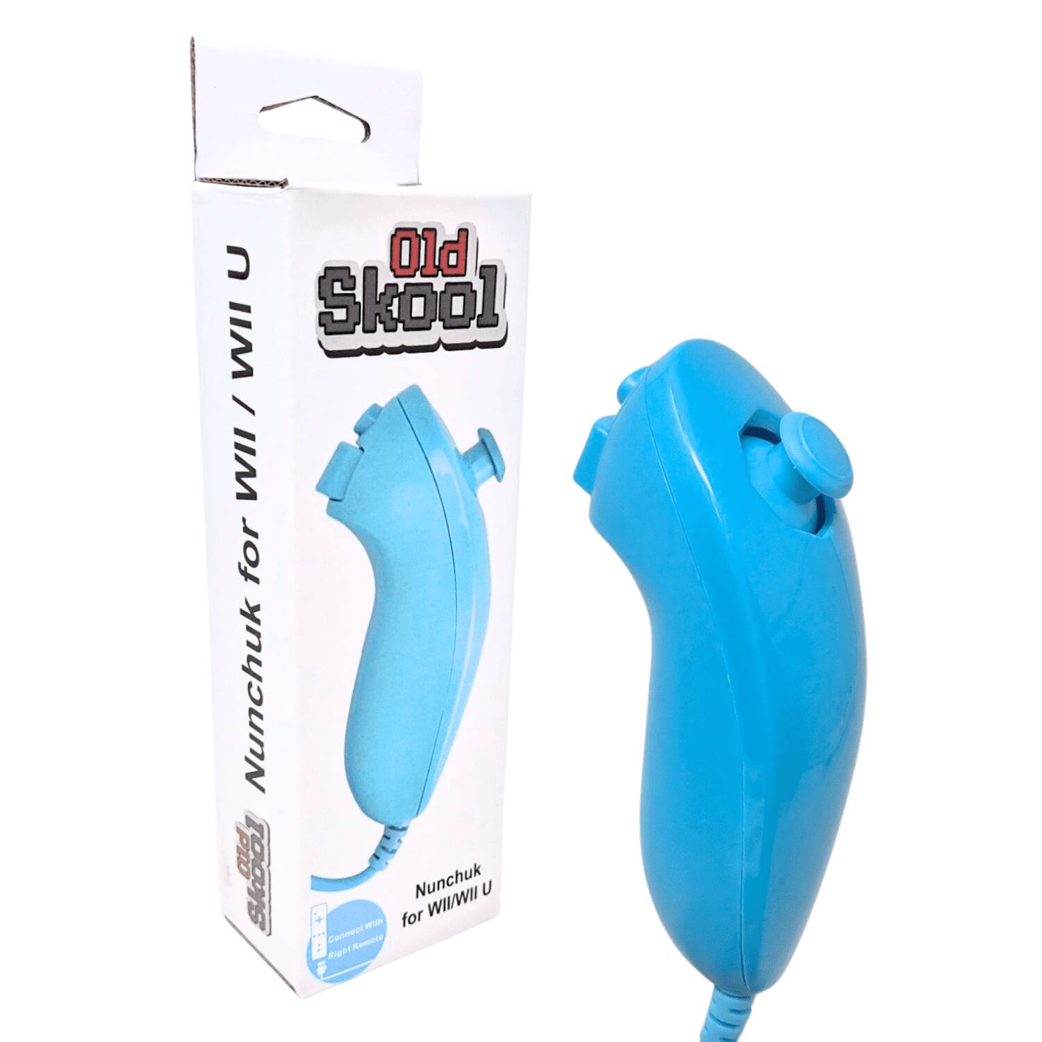 Old Skool Wii: Nunchuk for Wii U for Wii/Wii U Connect Remote Right