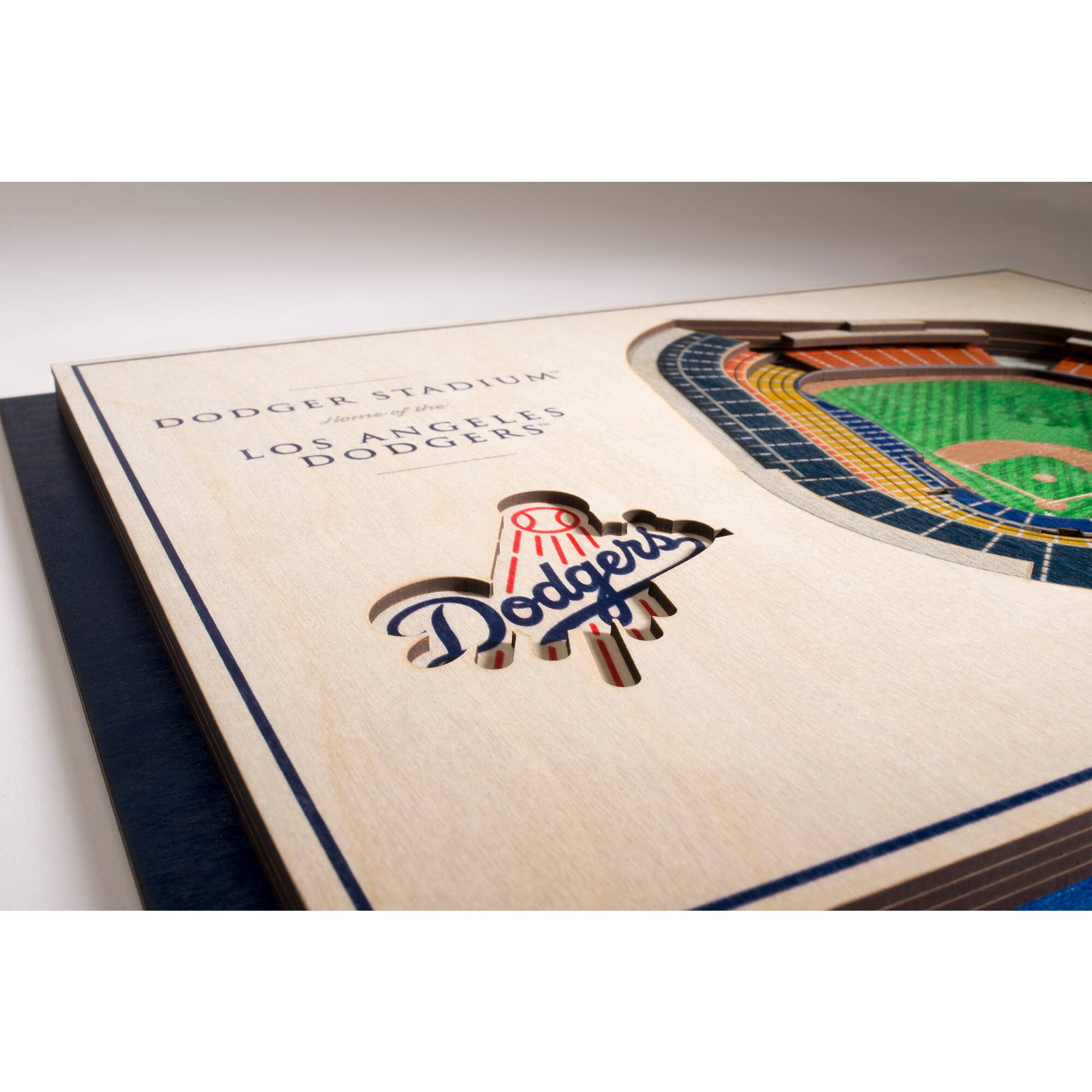 DODGER STADIUM  
Home of the  
LOS ANGELES  
DODGERS  

Dodgers