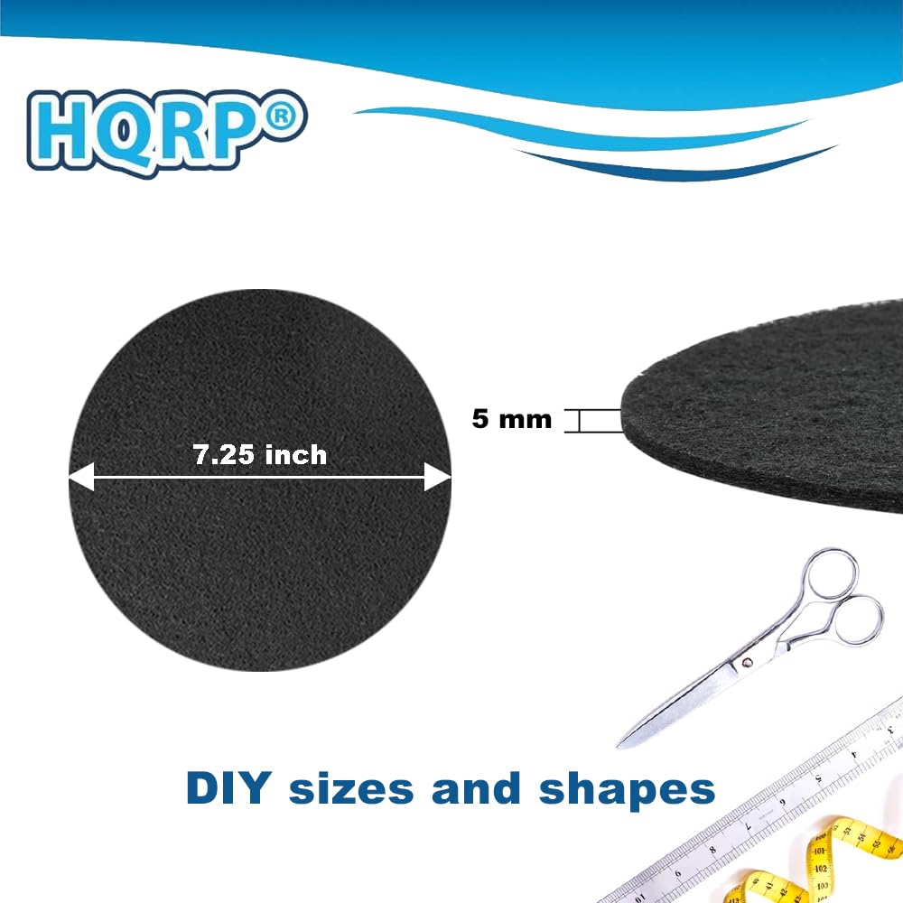 HQRP 7.25 inch 5 mm DIY sizes and shapes