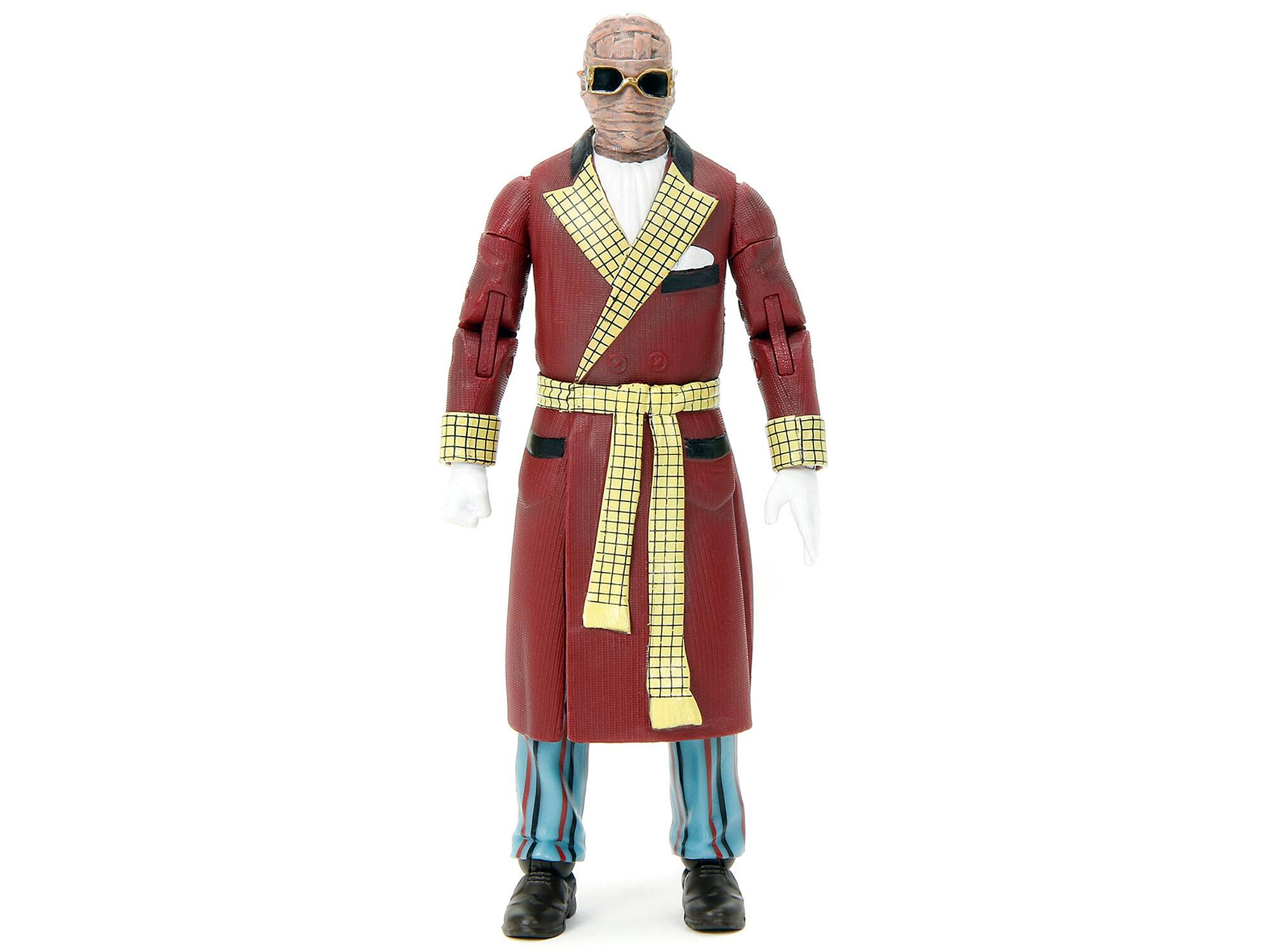 Alt View 2. Jada - The Invisible Man 6" Moveable Figure with Accessories and Alternate Head and Hands "Universal Monsters" Series by Jada.