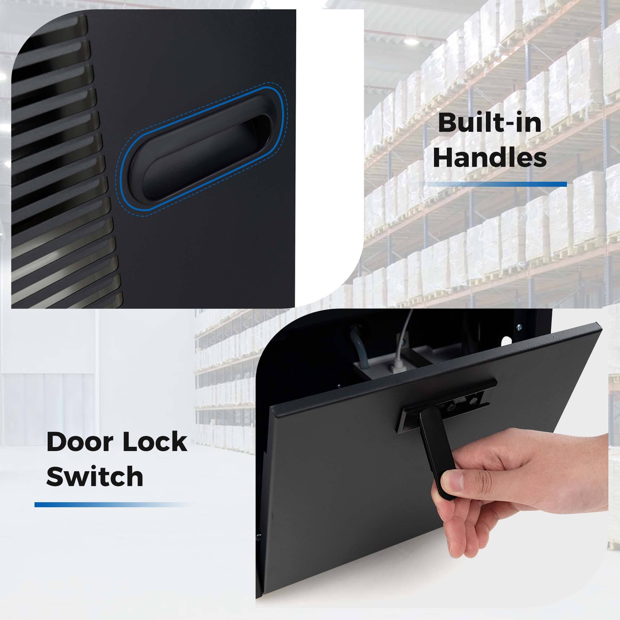 Built-in Handles Door Lock Switch