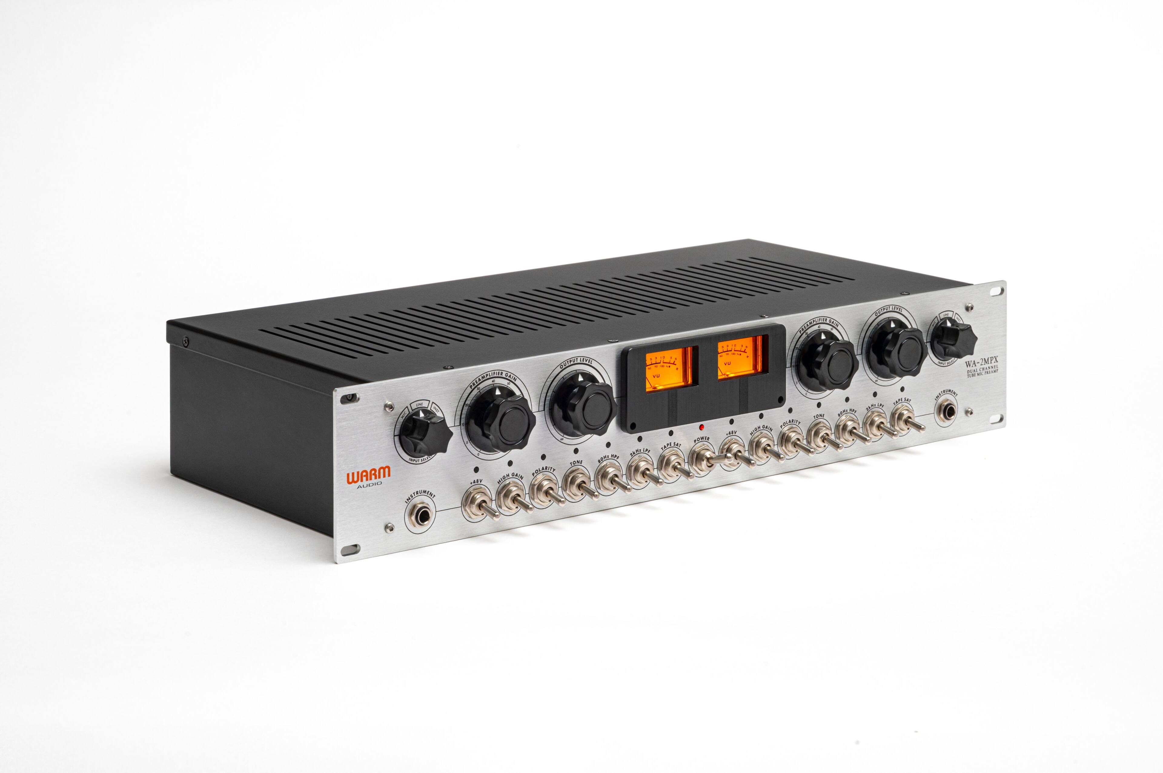 Alt View 11. Warm Audio - WA-2MPX Dual-Channel Tube Mic Preamp - Silver.