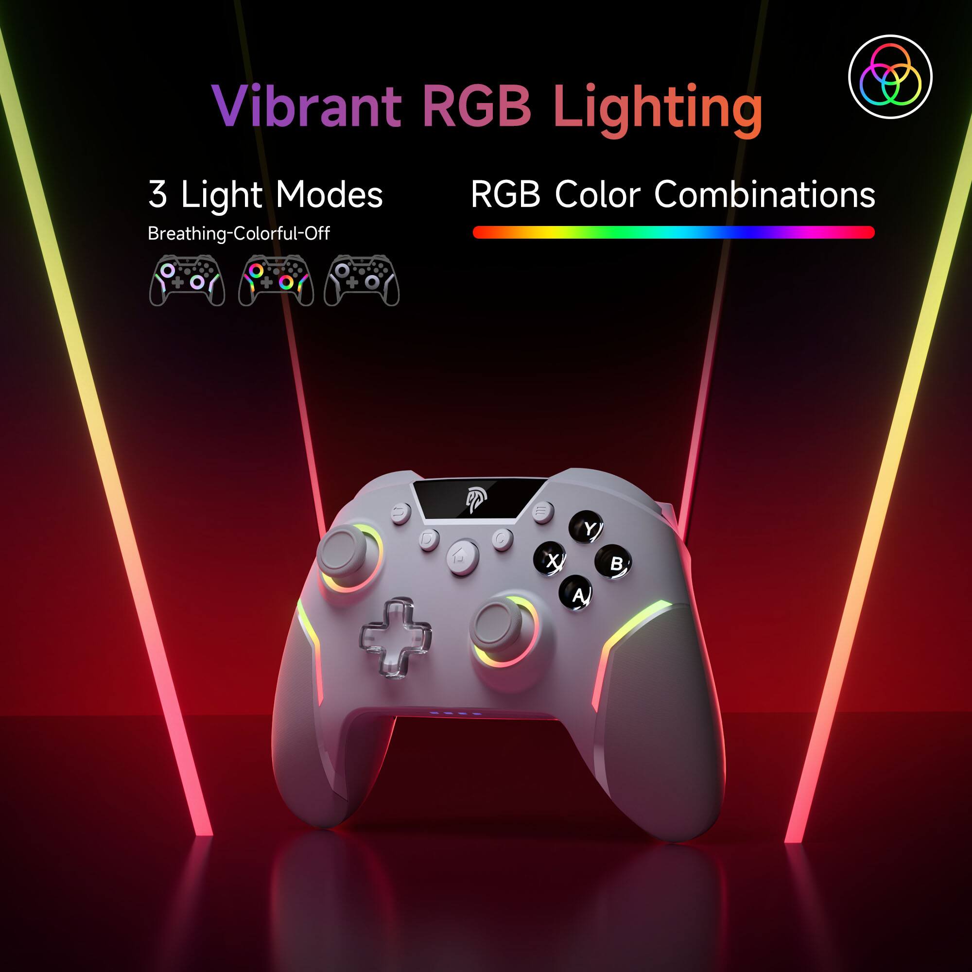 Vibrant RGB Lighting

3 Light Modes  
Breathing-Colorful-Off

RGB Color Combinations