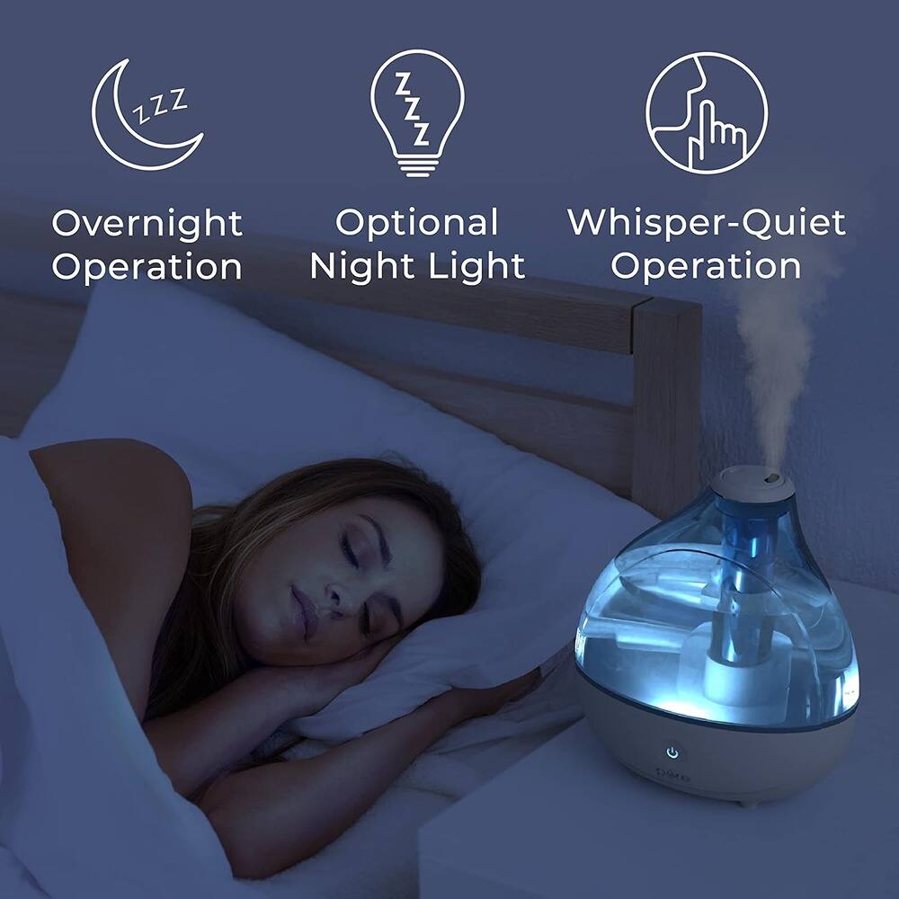 Overnight Operation  
Optional Night Light  
Whisper-Quiet Operation