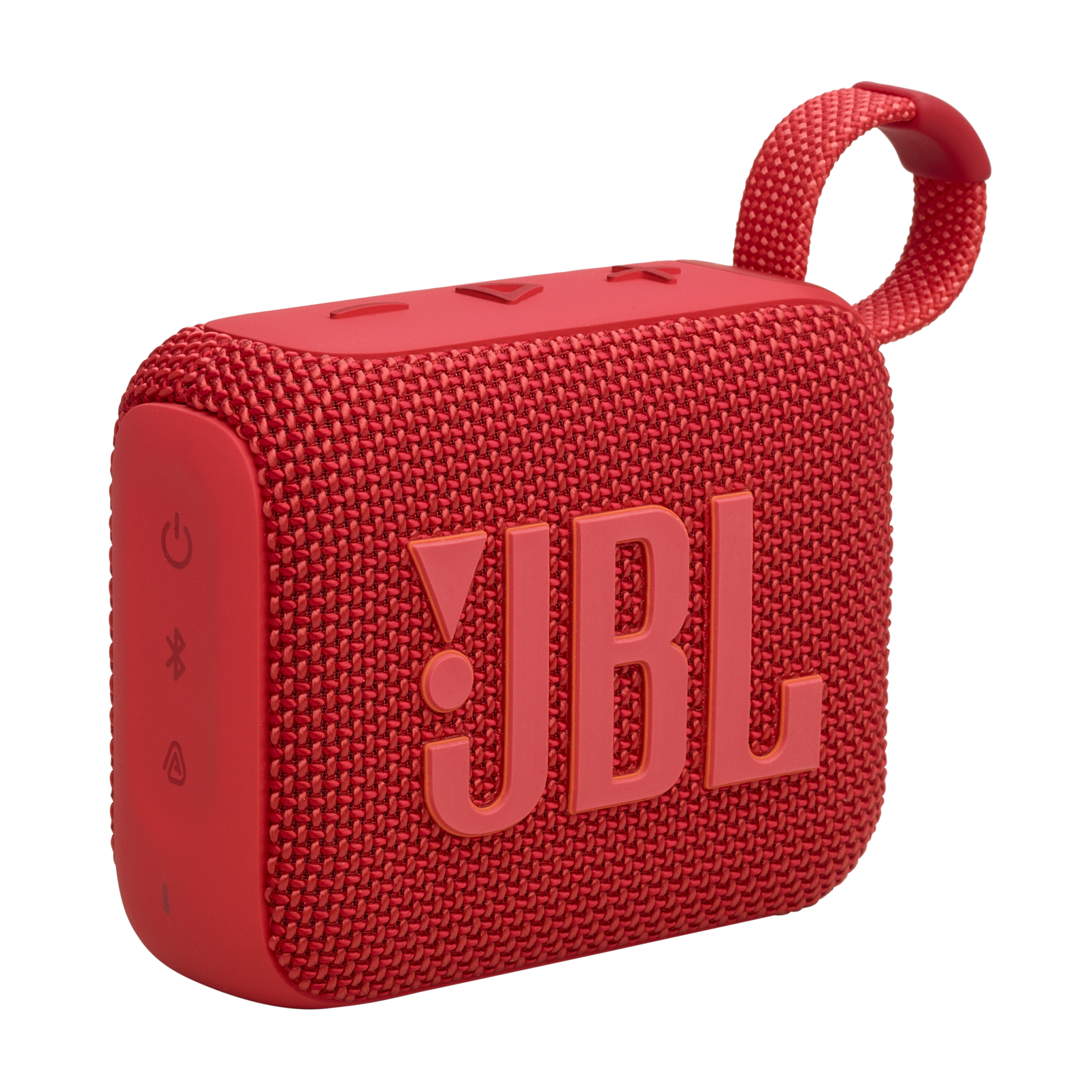 Front. JBL - Go 4 Portable Bluetooth Speaker - 2024 - Red.