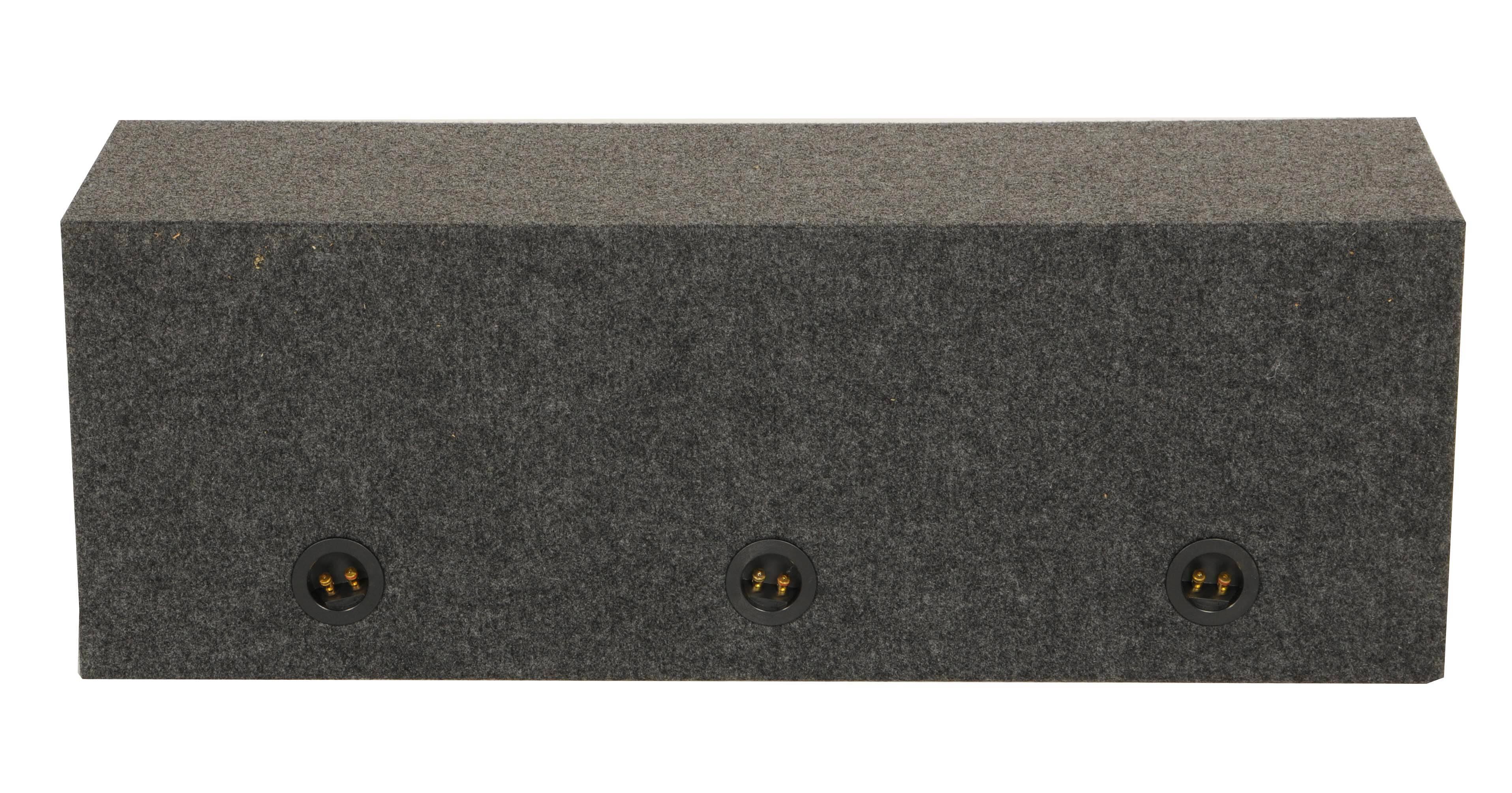 Alt View 10. QPower - Q Power HD12 12" Sealed Triple Car Audio Subwoofer Sub Box Enclosure.