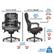 Left. La-Z-Boy - Delano Big & Tall Bonded Leather Executive Chair - Jet Black/Gray Wood.