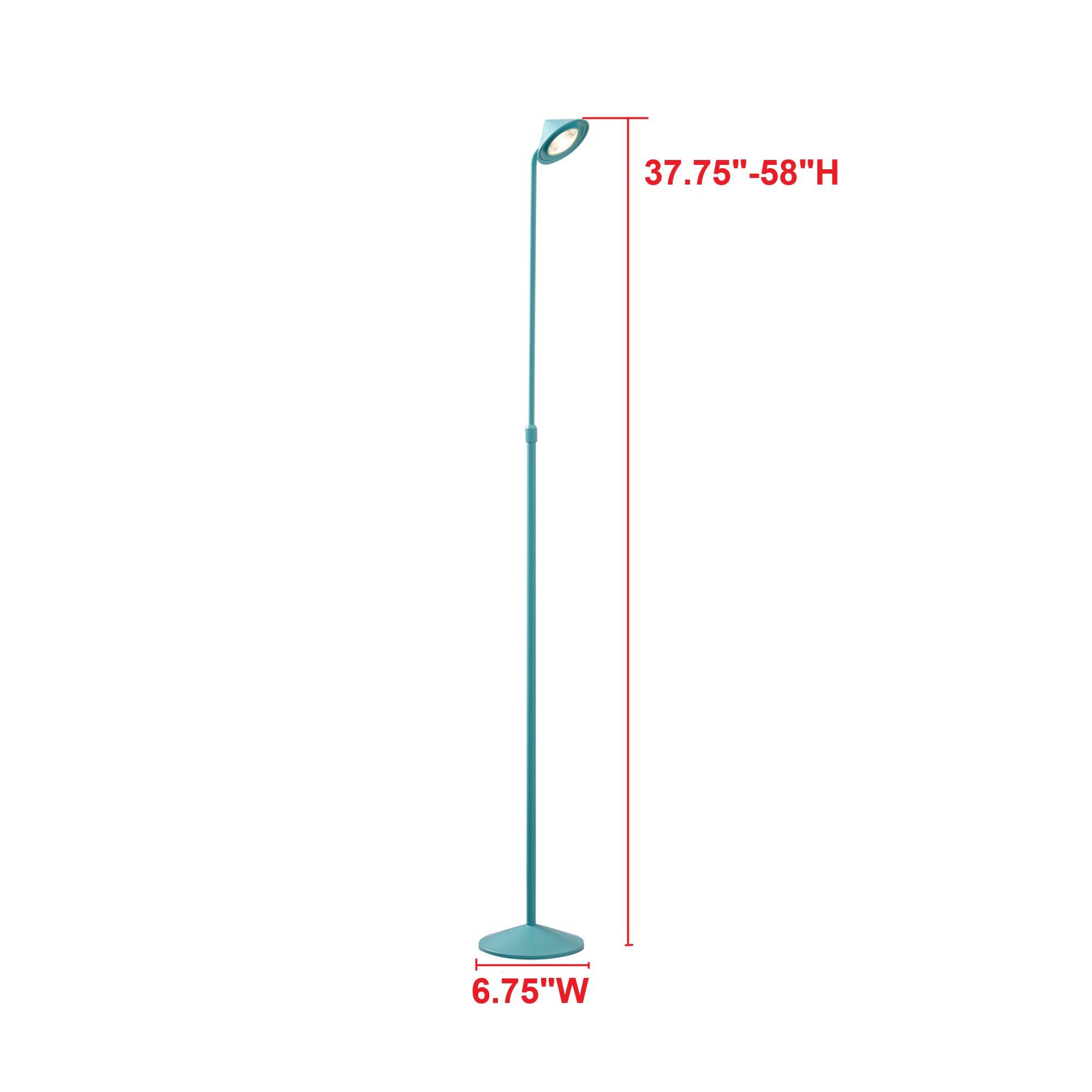37.75"-58"H  
6.75"W
