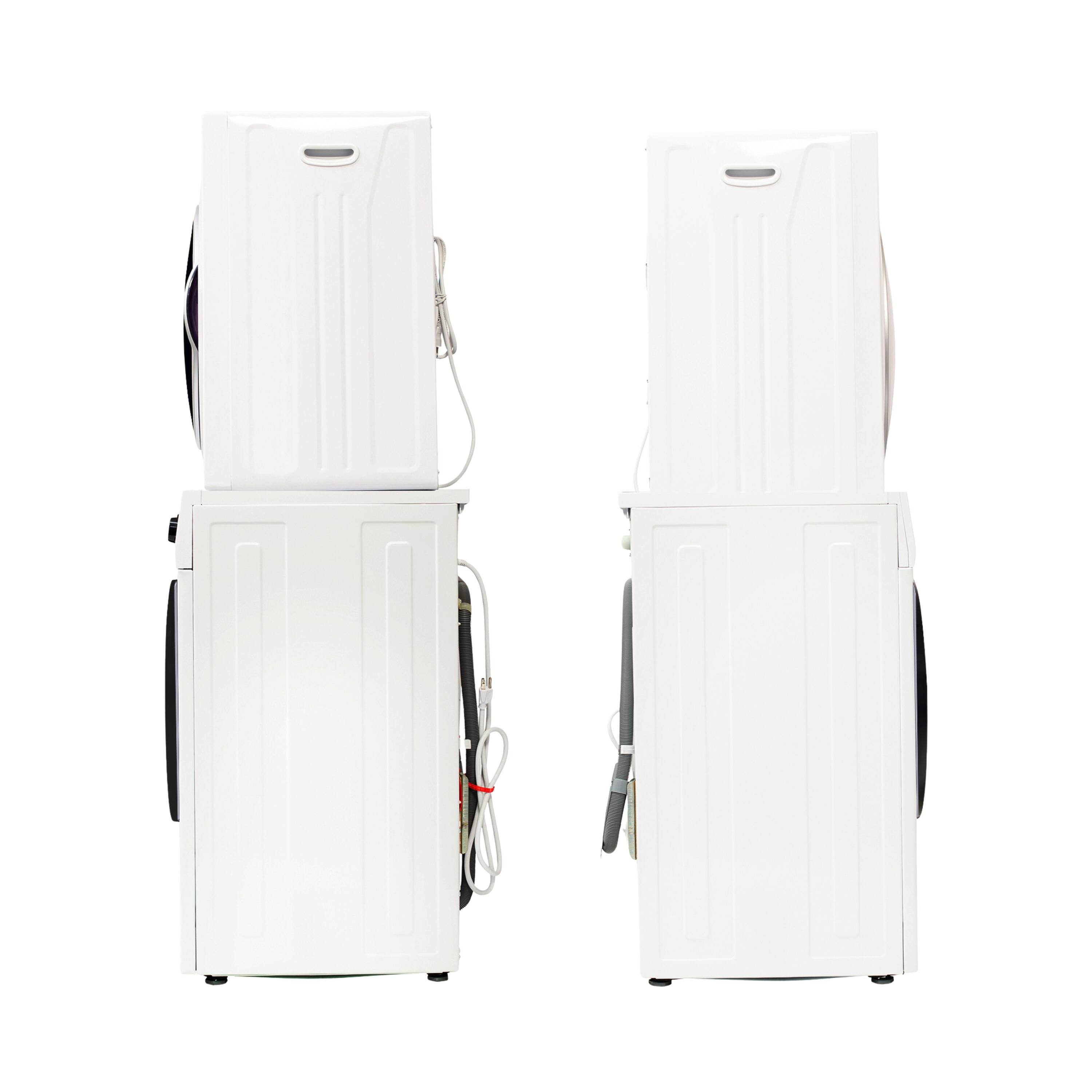 Alt View 8. Equator - Equator ECONOMY EW 826 1.6 cu ft. Ultra Compact Stackable Washer + ED 848 2.6 cu ft. Electric Dryer Vented Sensor 110V - White.