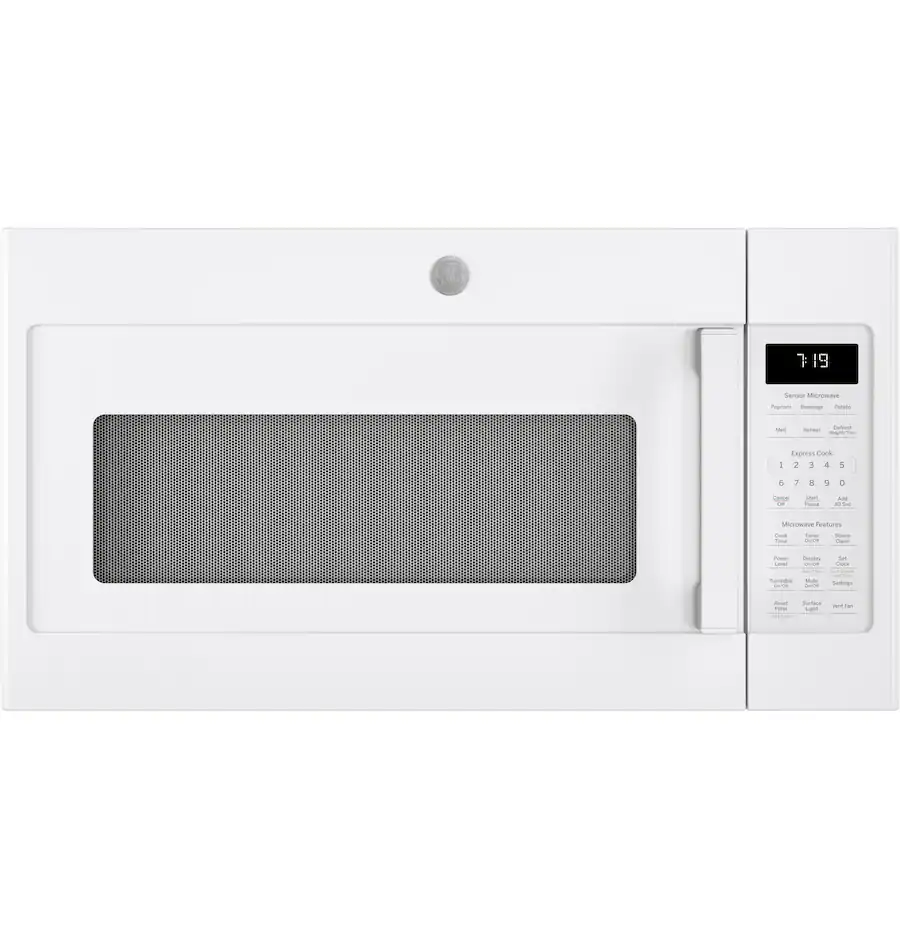 GE 1.9 Cu. Ft. Over the Range Microwave with Sensor Cooking and Steam ...