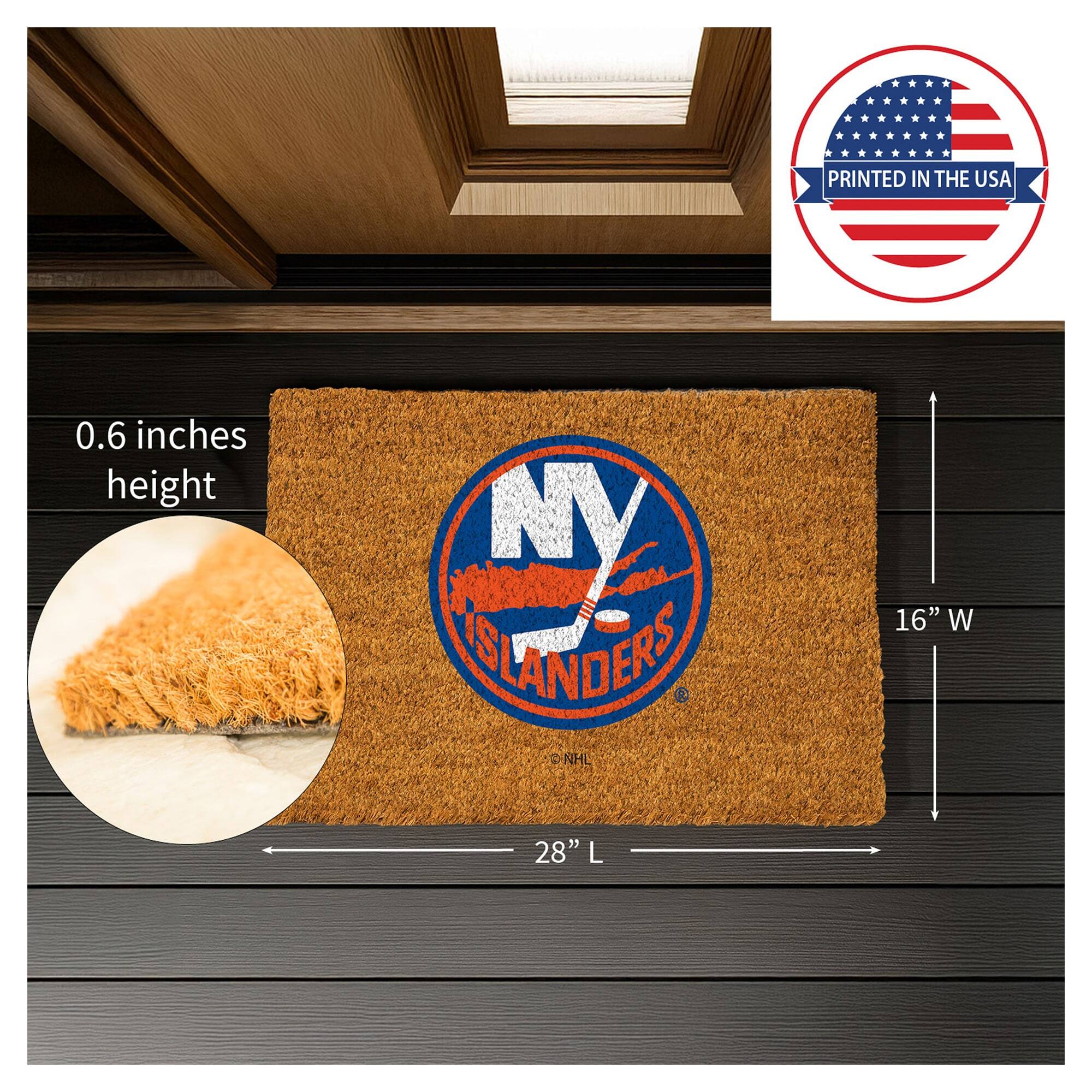 PRINTED IN THE USA  
0.6 inches height  
NY ISLANDERS  
16" W  
28" L