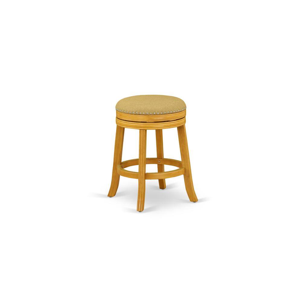 Left. East West Furniture - Barstools Vegas Gold - Brown.