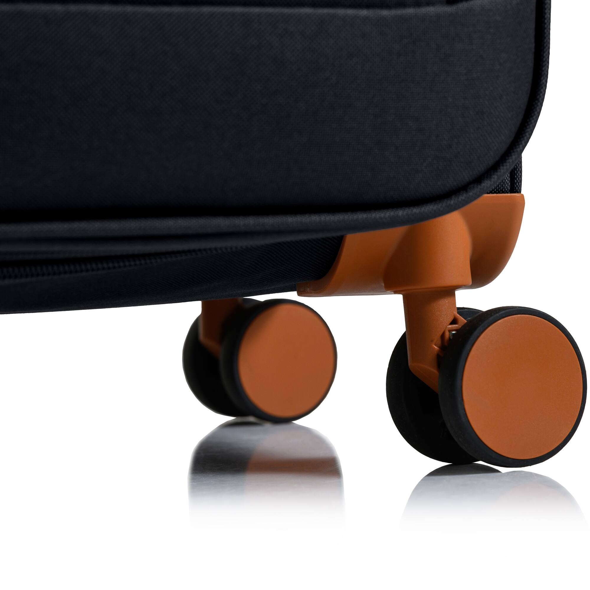 Alt View 1. Champs - Classic Collection 3 Piece Soft Side Luggage Set - Black.