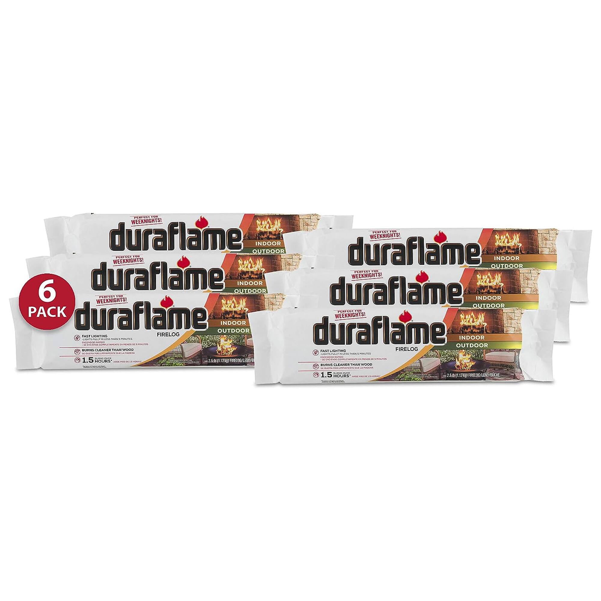 duraflame WEEKNIGHTS! INDOOR OUTDOOR duraflame WEEKNIGHTS! INDOOR OUTDOOR duraflame WEEKNIGHTS! INDOOR OUTDOOR duraflame WEEKNIGHTS! INDOOR OUTDOOR duraflame WEEKNIGHTS! INDOOR OUTDOOR duraflame WEEKNIGHTS! INDOOR OUTDOOR 6 PACK duraflame FIRELOG 1.5 2E 1.5