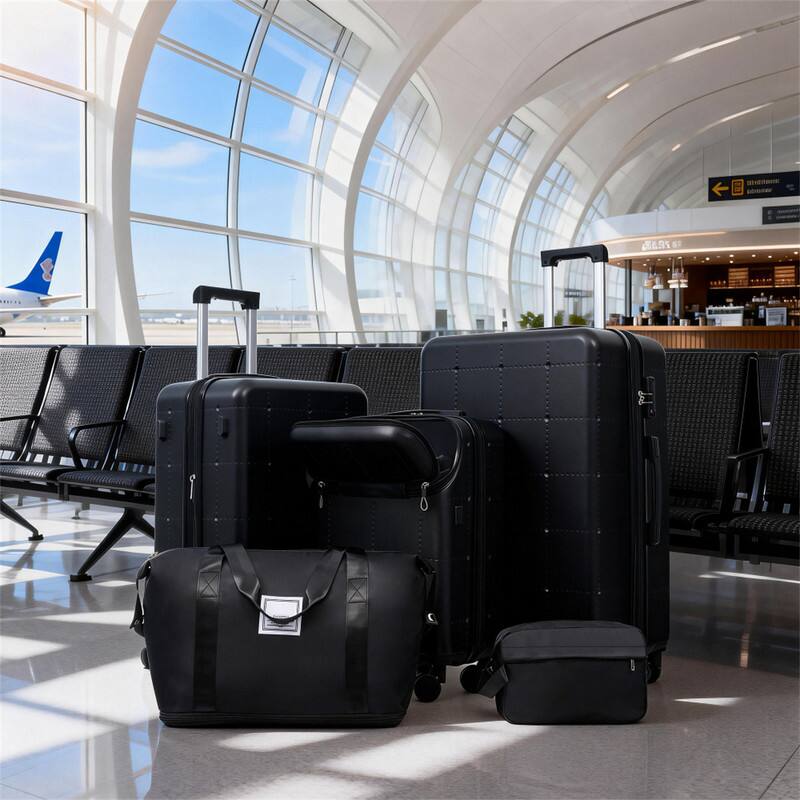 HTUTWOO Hardside Luggage 5 Piece with Bags 20