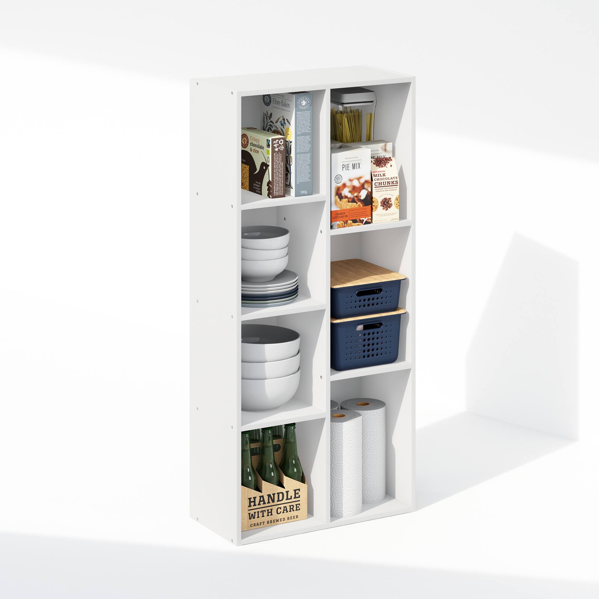 The text on the image reads:

- "PIE MIX"
- "MILK CHUNKS"
- "HANDLE WITH CARE"
- "CRAFT BREWED BEER"