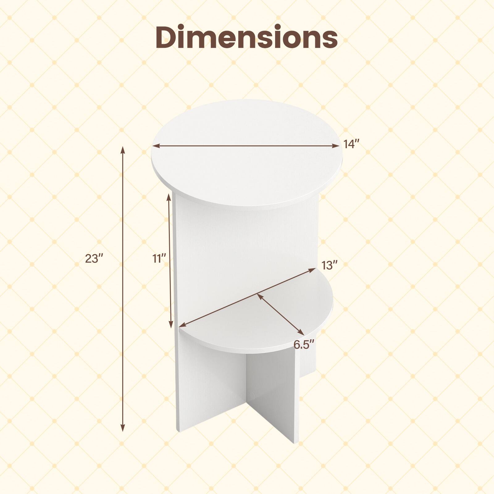 Dimensions: 14" x 23" x 11" x 13" x 6.5"